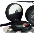 Deluxe Round 12 CD Holder with Carry Strap or Auto Visor Mount